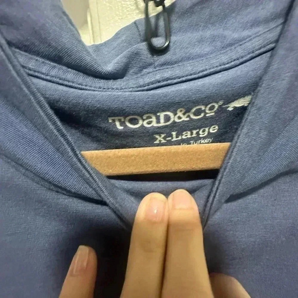 Toad&Co Summerdance Sleeveless Mock Neck Dress Blueberry Organic Cotton Size XL - Picture 3 of 5